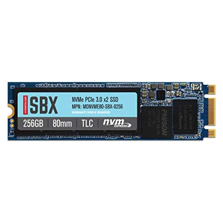 MyDigitalSSD SBX Single Sided 80mm (2280) M.2 PCI Express 3.0 x 2 (PCIe Gen3 x 2) NVMe SSD (1TB)