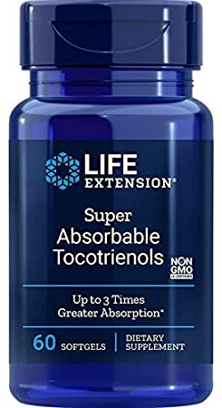 Life Extension Super Absorbable Tocotrienols, 60 softgels