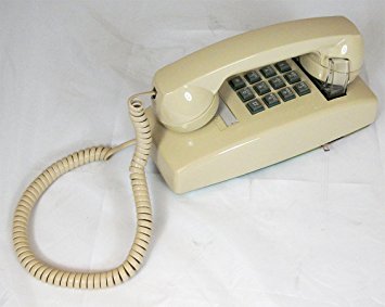 Cortelco Single Line Wall Telephone (ITT-2554-V-IV)