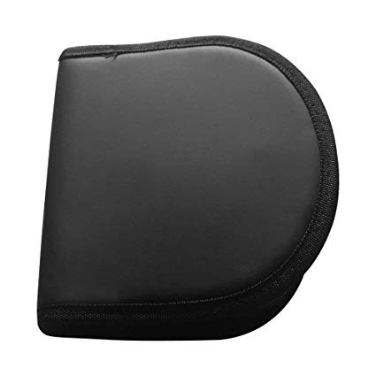Nylon Zippered CD/DVD Wallet/Storage Case, Portable 12 CD/DVD Disc Storage Case Bag, CD/ DVD Wallet for Car, Home, Office and Travel, Nylon CD/DVD Wallet - Holds 12 Discs.