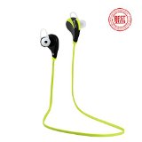 Bluetooth Headphones Bluesim Wireless Noise Cancelling Headphones w Microphone for iPhone 6 6 Plus 5 5c 5s 4siPad Air and Android DevicesGreen