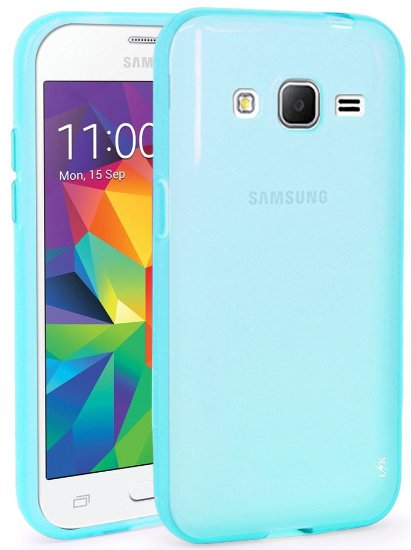 Core Prime Case, LK Ultra [Slim Thin] Scratch Resistant TPU Rubber Soft Skin Silicone Protective Case Cover for Samsung Galaxy Core Prime, Mint