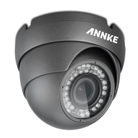 Annke HD-TVI Panasonic Sensor 1080p 2.1MP HD CCTV Dome Cameras, 2.8-12mm Motorized Zoom Lens, Weatherproof Metal Housing, 110ft Night Vision, OSD Menu, High Definition