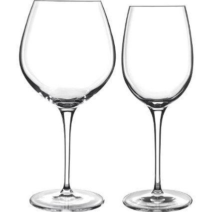 Luigi Bormioli 10503/01 SON.hyx Wine Glass Set, Clear, 8-Piece