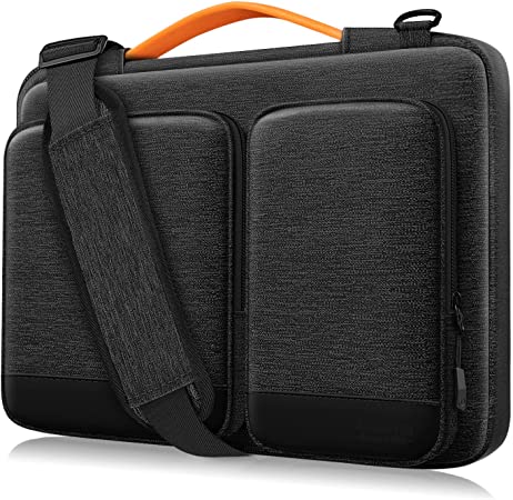 Alfheim 15.6-16 inch Laptop Case Sleeve, Waterproof Shock-Resistant Lightweight Shoulder Bag, 360° Protective Notebook Briefcase Compatible with 16 16.2 inch Macbook Pro A1398 A2141 A2485/Surface Book