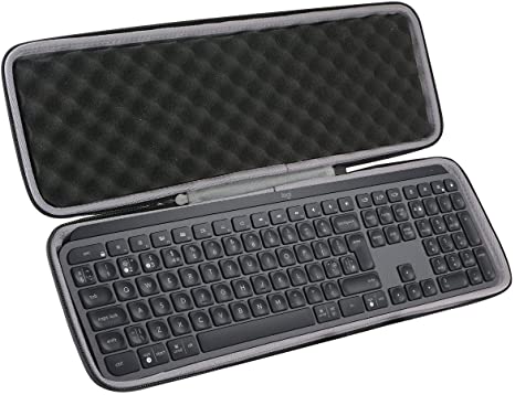 co2CREA Storage Carry Travel Hard Case for Logitech MX Keys Advanced Wireless Illuminated Keyboard(travel case)