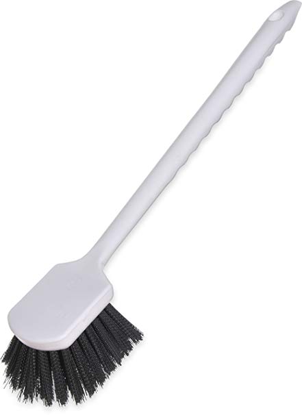 Carlisle 4050103 Sparta Utility Scrub Brush, 20" x 3", Black