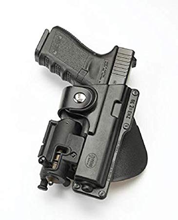 Fobus Tactical Speed Holster Paddle GLT19 Glock 19,23,32 / S&W 99 Compact/ M&P Compact holds Handgun with Laser or Light