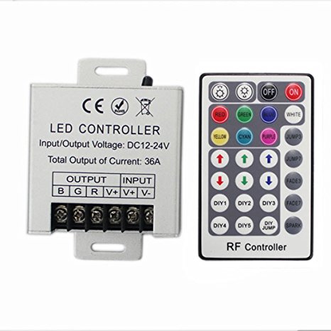 JOYLIT 28 Keys LED RF RGB Remote Controler For RGB SMD 3528 5050 LED Strip LED Lights Controller Input DC12V 30A