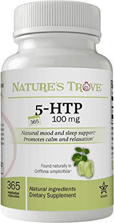 5-HTP 100 mg Super Value Size - 365 Vegetarian Capsules