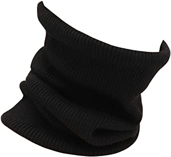 Aiphamy Winter Soft Stretchy Cashmere Circle Scarf Face Mask Neck Warmer Loop Scarf for Women Men