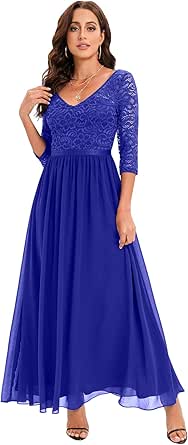 DRESSTELLS Formal Dresses for Women 2024 Wedding Guest Dress Cocktail Dresses Long Prom Dress