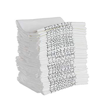 Framar Dry & Byeee Disposable Hair Salon Towels 50 pcs - Rapid Dry Towels - Hygienic, Ecofriendly – Nails Supply, Hand Towels, White Towels – Biodegradable - 50 Count