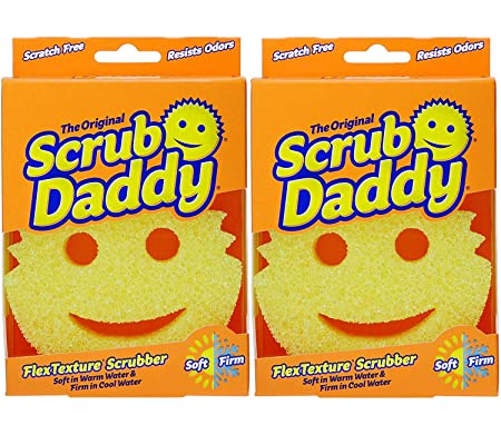 Scrub Daddy The Scratch Free Sponge As Seen on Shark Tank - Pack of 2