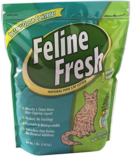 Feline Fresh Pelleted Pine Cat Litter 7 lbs.