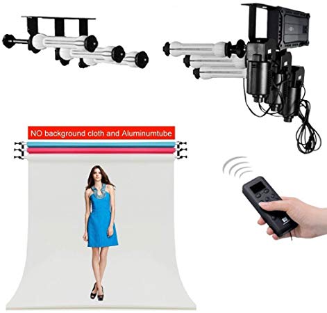 Fotoconic 3 Roller Motorized Electric Wall Ceiling Mount Background Support System with Remote