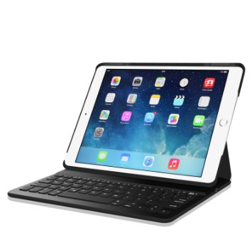 Fintie iPad Air 2 Wireless Keyboard Case - Blade Z2 Series Ultrathin Smart Shell Dual-View Stand Cover with Built-in Bluetooth Keyboard for Apple iPad Air 2 6th Generation - Black