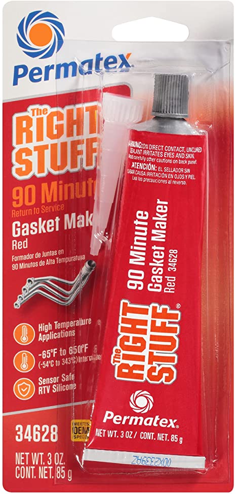 Permatex Right Stuff 90 Minute Red High Temperature Gasket Maker 3 oz