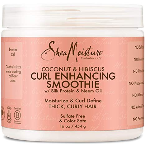 Shea Moisture Coconut & Hibiscus Curl Enhancing Smoothie 16 Ounce Family Size