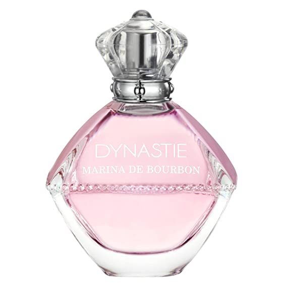 Marina de Bourbon Dynastie Mademoiselle by Princesse Eau de Parfum for Women - Opens with Pear, Mandarin Orange and Black Currant - Blended with Peony - For Joyful and Fanciful Ladies - 1.7 oz