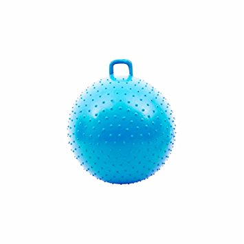 36 Inch Knobby Bouncy Ball with Handle. Perfect for Tall Kids to Adults.