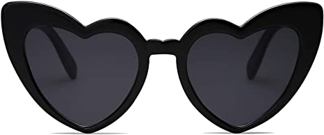 SOJOS Heart Shaped Sunglasses Clout Goggle Vintage Cat Eye Mod Style Retro Glasses Kurt Cobain SJ2062