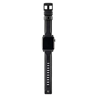 UAG Compatible Apple Watch Band 44mm 42mm, Series 4/3/2/1, Leather Black by URBAN ARMOR GEAR