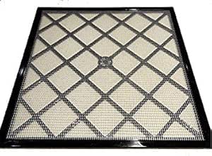 Excalibur 14" x 14" Polyscreen Mesh Tray Screen Inserts for 5 and 9 Tray Excalibur Dehydrators (9 Pack)