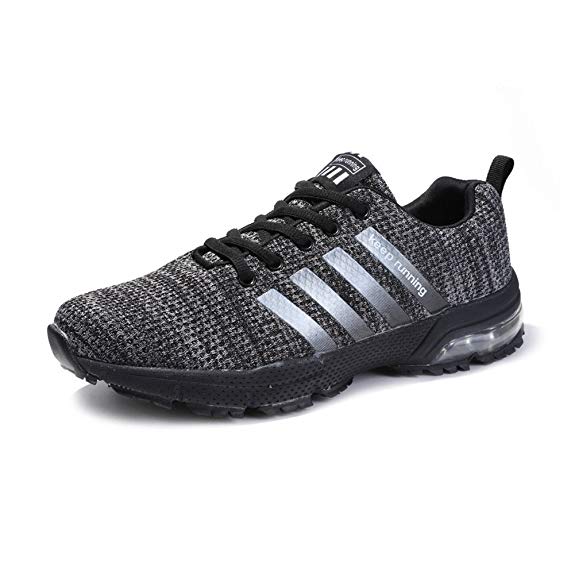 Kuako Men Women Running Shoes Air Trainers Fitness Casual Sports Walk Gym Jogging Athletic Sneakers