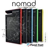 Planet Rush Nomad Life 4 in 1 USB Solar Charger Power Bank Phone Dock and Flashlight Heavy Duty 12000 mAh Environmentally Friendly Durable Lightweight Lithium Battery Recharge all Cell Phones Tablets etc black