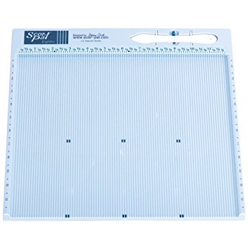 Scor-Pal Eighths Measuring and Scoring Board, 12" by 12", 1/8" Space Grooves