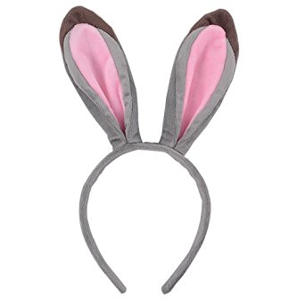 Cute Soft-Touch Bunny Ears Elk Headband Christmas Headband Gift for Children Kids Babies