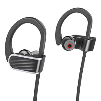 Bluetooth Headphones, ALPULON Wireless Bluetooth Earbuds Sport Headphones, Noise Cancelling Earphones and Lightweight Sweatproof Headset with Mic for Running