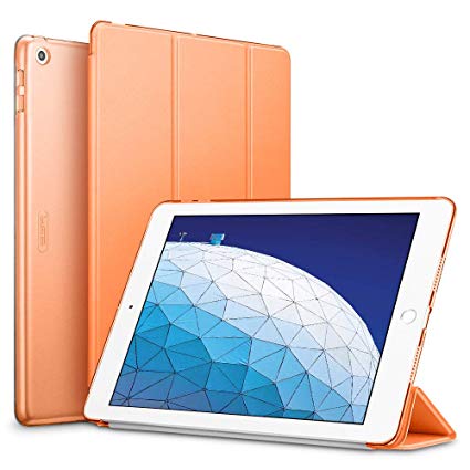 ESR Yippee Trifold Smart Case Specially Designed for iPad Air 3 10.5" 2019, Auto Sleep/Wake Lightweight Stand Case, Hard Back Cover for iPad Air (3rd Gen) 10.5" 2019, Papaya