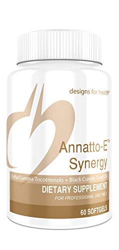 Designs for Health Annatto Tocotrienols with Black Cumin Seed Oil - Annatto-E Synergy (60 Softgels)