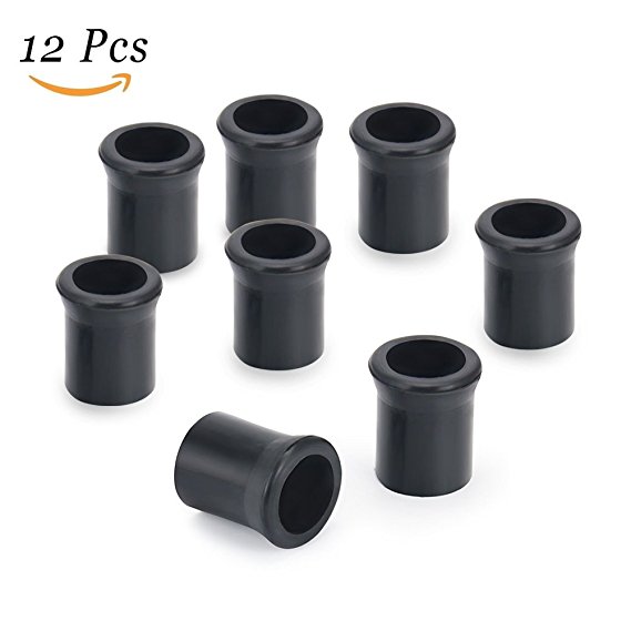 DIMJ 12 Pieces Smoking Pipe Bits, Medical Rubber Bits Protector for Smoking Pipe Stem