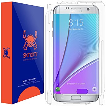 Galaxy S7 Edge Screen Protector   Full Body, Skinomi MatteSkin Full Skin Coverage   Screen Protector for Samsung Galaxy S7 Edge Anti-Glare and Bubble-Free Shield