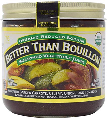 Better Than Bouillon Organic Vegetable Base 16 Oz, Reduced Sodium (Original Version) - PACK OF 4