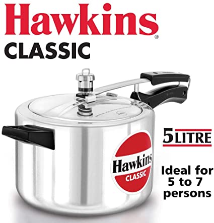 Hawkins HACL50 New Classic Cooker 5.0L, Small, Silver