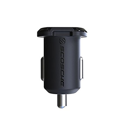 Scosche reVOLT Car Charger - Retail Packaging - Black