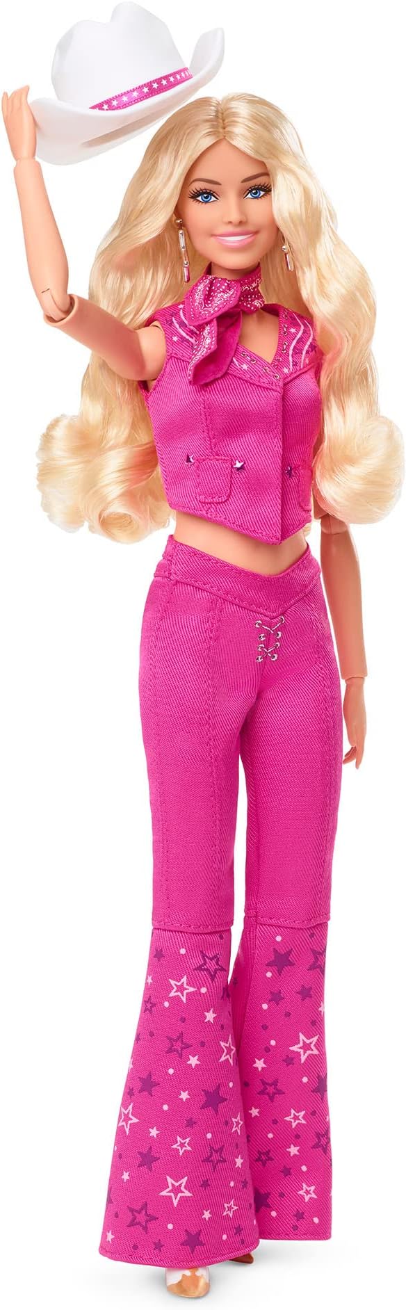 Barbie: The Movie Collectible Doll Margot Robbie as in Pink Western Outfit