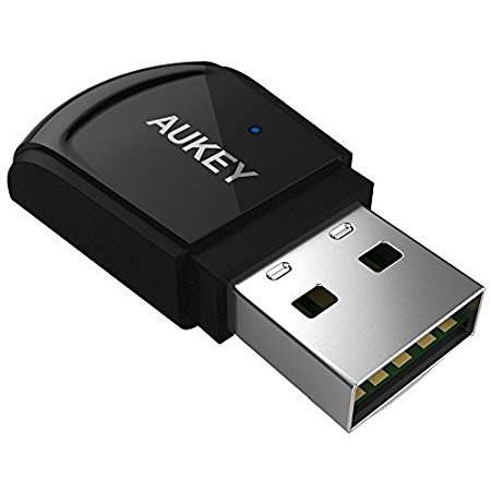 AUKEY WiFi Adapter with Bluetooth 4.0 Speed up to 150Mbps for PC Win 7/8/8.1/10/XP/vista, Compatible with Classic Bluetooth, and More