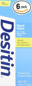 Desitin Rapid Relief Diaper Rash Remedy Cream, 4 Oz Tube