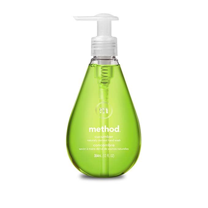 Method Gel Hand Soap, Cucumber, 12 Ounce (Pack 6)