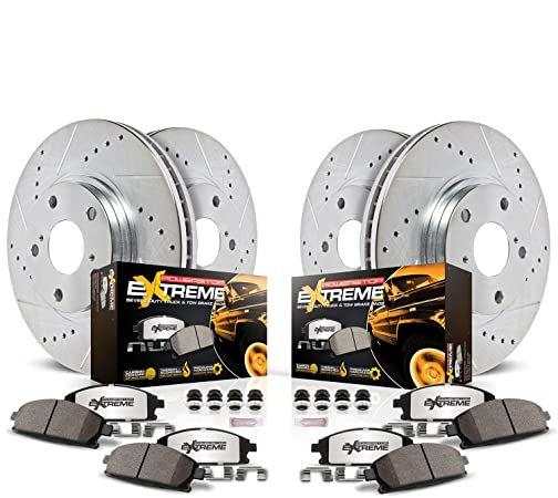 Power Stop K2422-36 Z36 Truck & Tow Front and Rear Brake Kit