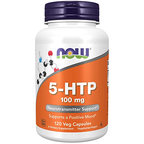 NOW Foods 5-HTP 100mg, 120 VCaps