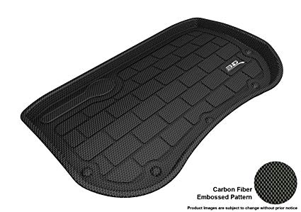 3D MAXpider M1TL0061309 Custom Fit All-Weather Kagu Series Cargo Liner Black Front Tesla 3 Models