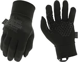 Mechanix Wear: Lightweight Performance Grip Work Gloves, Water Resistant, Touch Screen Gloves, Breathable Microfleece For Year Round Protection, Perfect Gloves for Layering, Unisex (Black, XX-Large)