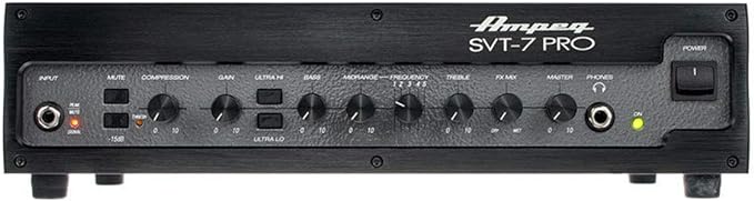 Ampeg Pro Series SVT7PRO 1000 Watt Tube/Solid State Hybrid Class D Bass Amplifier Head