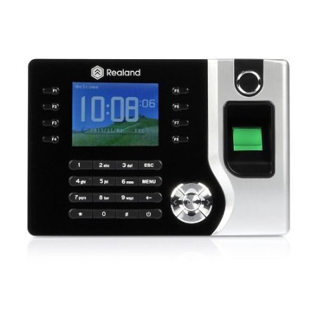 Tekit Realand Rc-17 24 Fingerprint Attendance Machine TFT Biometric Fingerprint Recorder Employee Attendance Time Clock  Id Card Reader  Tcpip  USB
